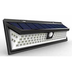 TWO LED Motion Solar Light Security Outdoor Sensor Yard Garden Patio Wall - NEW